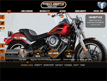 Tablet Screenshot of harley-davidson-torino.it